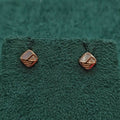 925 Silver Rose Gold Earrings