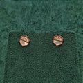 925 Silver Rose Gold Earrings