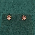 925 Silver Rose Gold Earrings