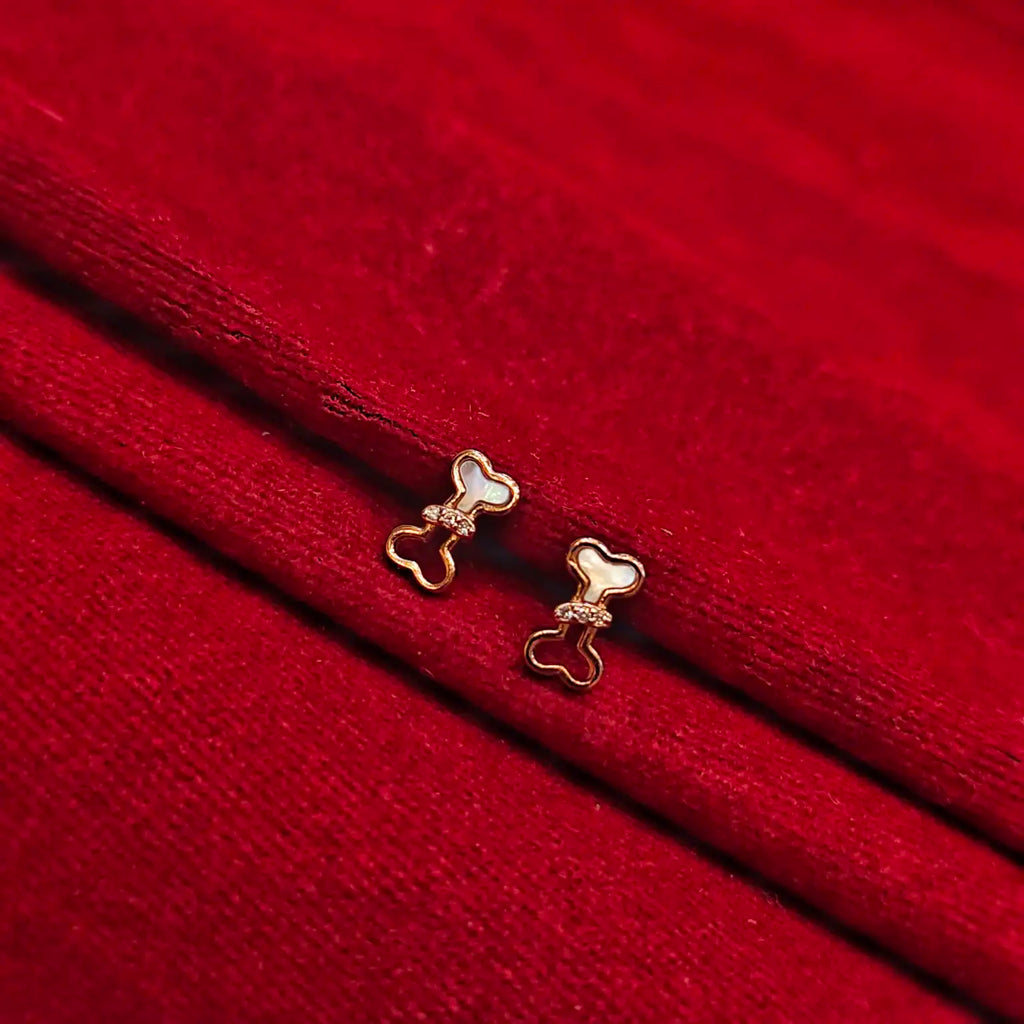 925 Silver Rose Gold Earrings