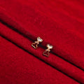 925 Silver Rose Gold Earrings