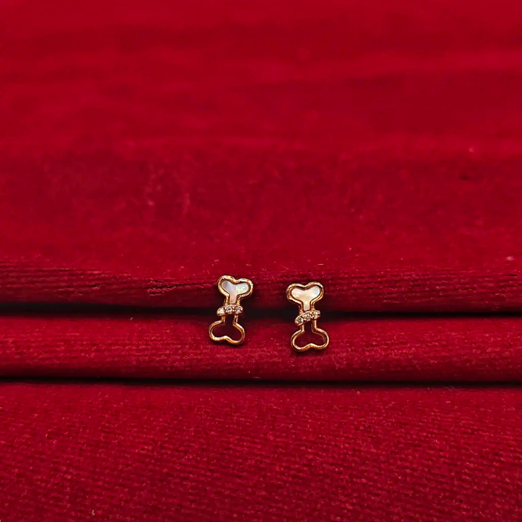 925 Silver Rose Gold Earrings