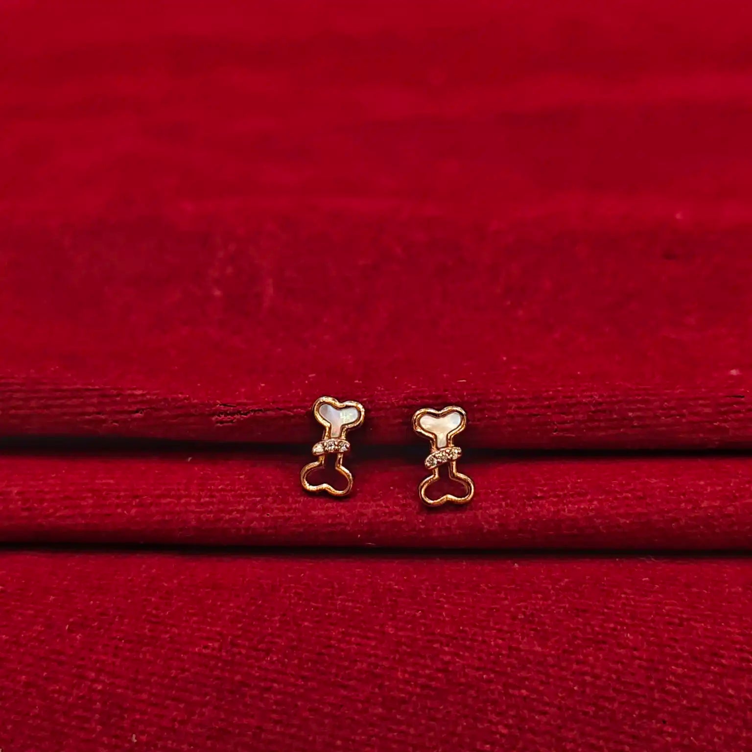 925 Silver Rose Gold Earrings