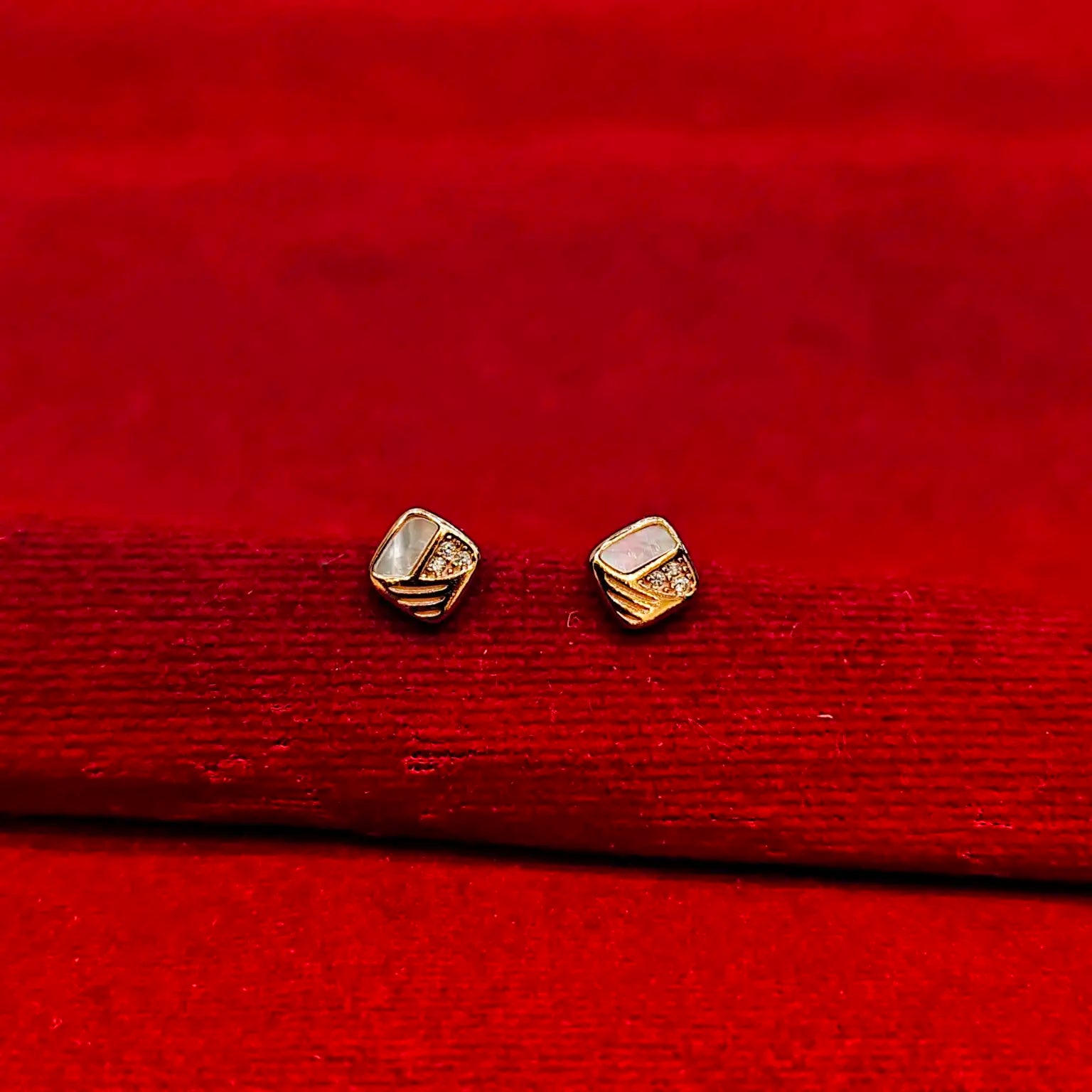 925 Silver Rose Gold Earrings