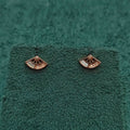925 Silver Rose Gold Earrings
