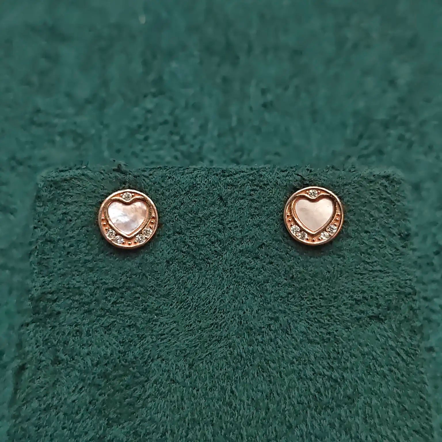 925 Silver Rose Gold Earrings