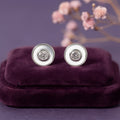 925 Silver Rose Gold Earrings