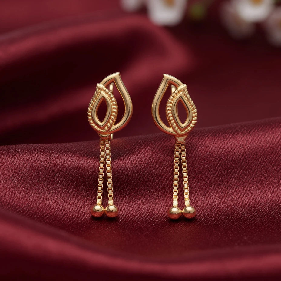 925 Silver Gold Plated Earrings