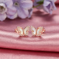 925 Silver Rose Gold Earrings