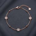 925 Silver Rose Gold Bracelet