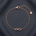 925 Silver Rose Gold Bracelet