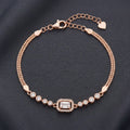 925 Silver Rose Gold Bracelet