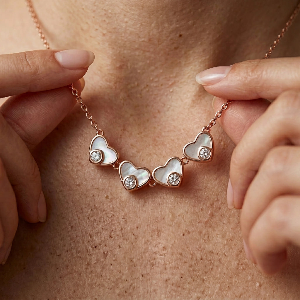 Silver Magnetic Heart Necklace