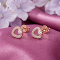 925 Silver Rose Gold Earrings