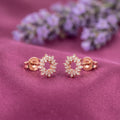 925 Silver Rose Gold Earrings
