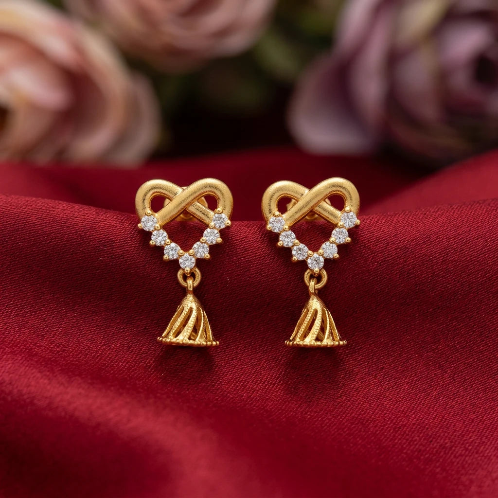 925 Silver Gold Plated Earrings