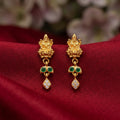 925 Silver Gold Plated Lakshmi Earrings