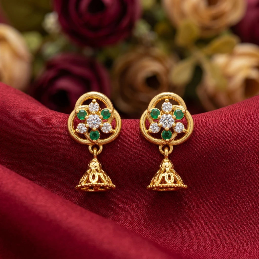 925 Silver Gold Plated Earrings