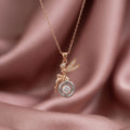 Silver Angel Pendent Necklace