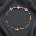 925 Silver Rose Gold Bracelet