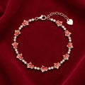 925 Silver Rose Gold Bracelet