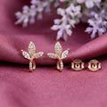 925 Silver Rose Gold Earrings
