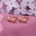 925 Silver Rose Gold Earrings