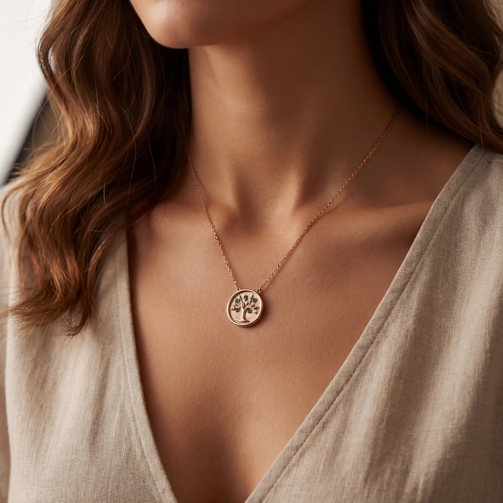 Silver Tree Of Life Necklace