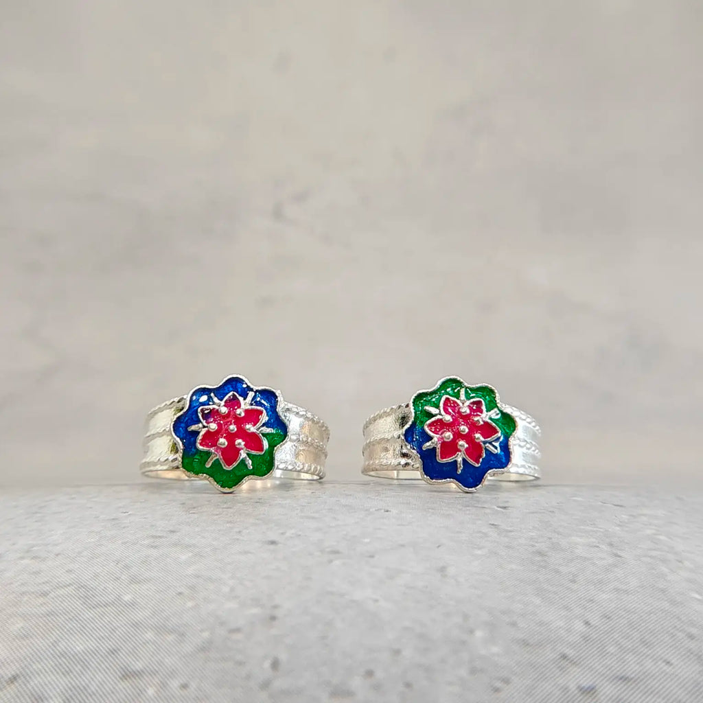 Flower Silver Metti