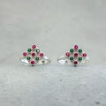 Square Shape Fancy Silver Metti