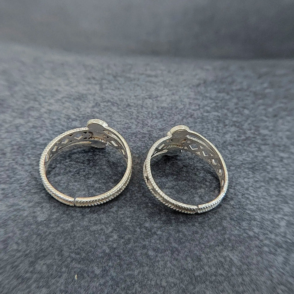 Fancy Enamel Silver Metti