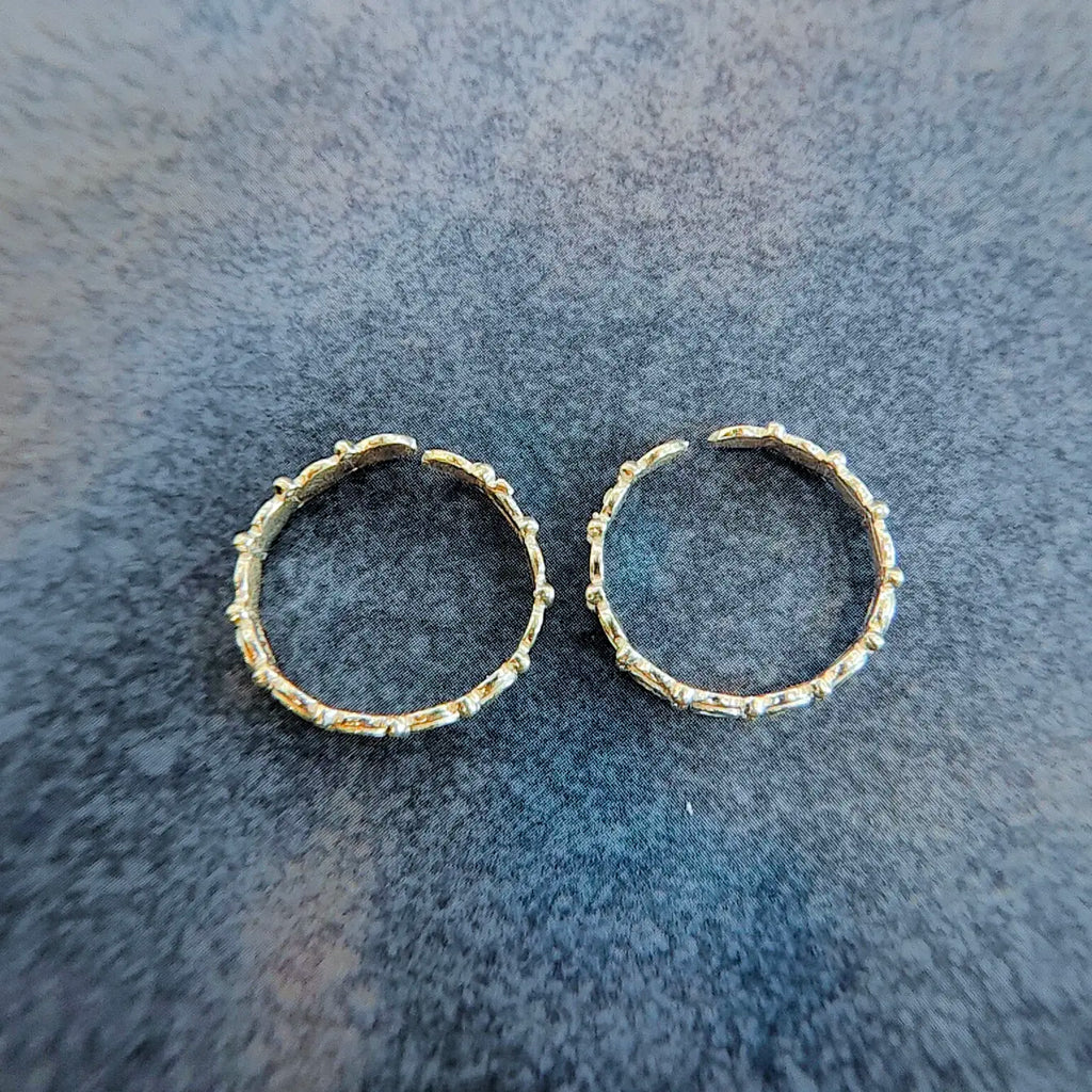 Fancy Stone Silver Metti