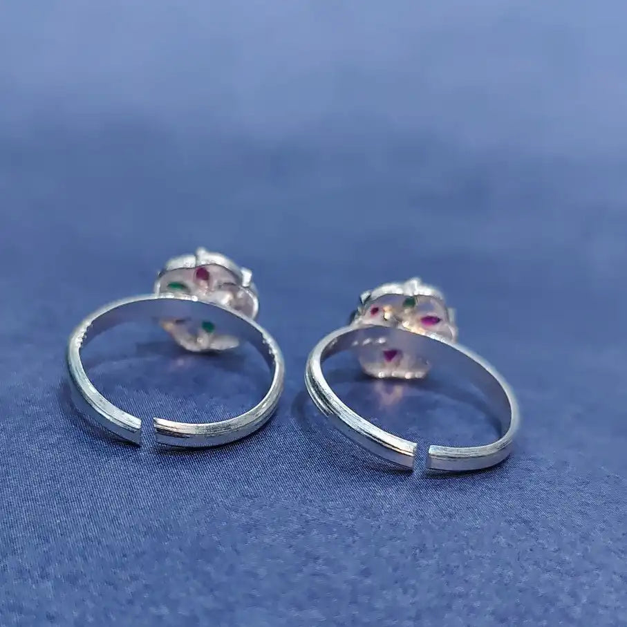 Fancy Stone Silver Metti