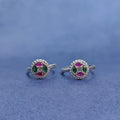 Fancy Stone Silver Metti