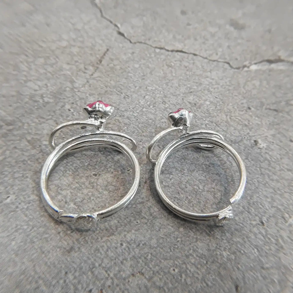 Pink Enfinity Silver Metti