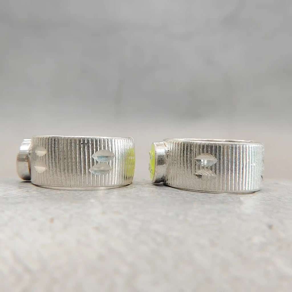 Traditional Enamel Silver Metti