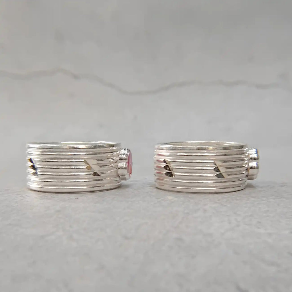 Traditional Unique Silver Metti