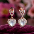 925 Silver Rose Gold Earrings