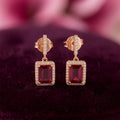 925 Silver Rose Gold Earrings
