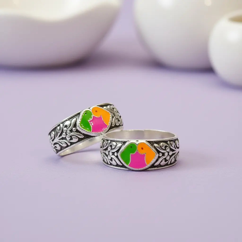 Traditional Parrot Silver Metti