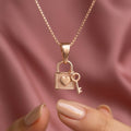 Silver Lock Necklace